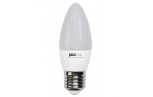 Лампа светодиодная PLED-SP C37 7Вт свеча 5000К холод. бел. E27 560лм 230В JazzWay 4690601027849