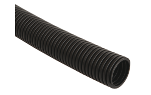 Труба гофрированная ПНД 25 мм с протяжкой черная (50м)