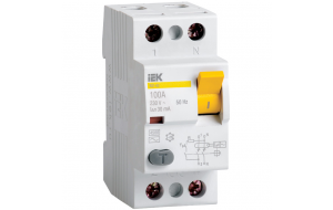 Выключатель дифференциального тока (УЗО) 2п 63А 300мА ВД1-63 АС